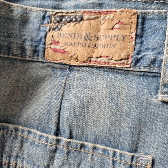 Ralph Lauren Denim and Supply distressed maxi skirt size 29 - Picture 3 of 13